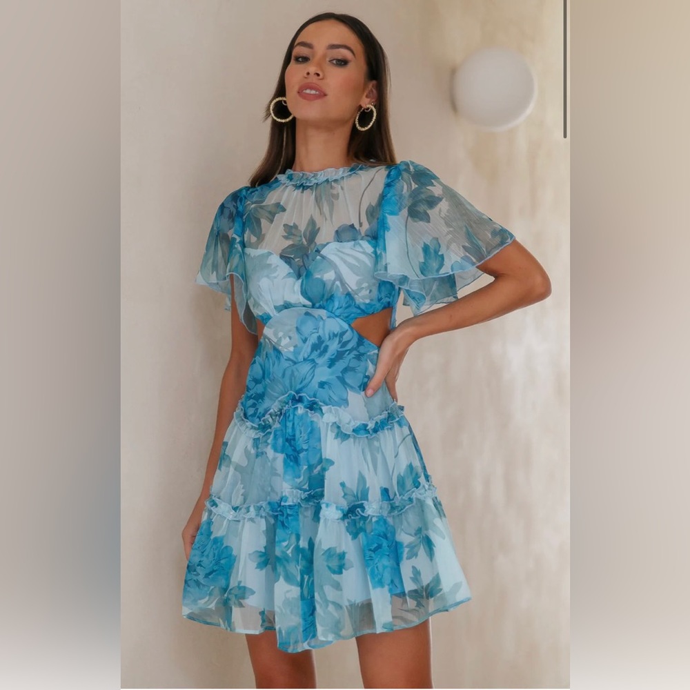 Hello Molly - Whimsical Living Blue Dress